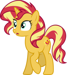 Size: 2000x2222 | Tagged: safe, artist:семена мертвых, sunset shimmer, pony, unicorn, equestria girls, equestria girls series, forgotten friendship, g4, female, high res, open mouth, raised hoof, simple background, solo, transparent background, vector