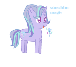 Size: 886x782 | Tagged: safe, artist:star-melodyyt, starlight glimmer, trixie, pony, unicorn, g4, female, fusion, mare