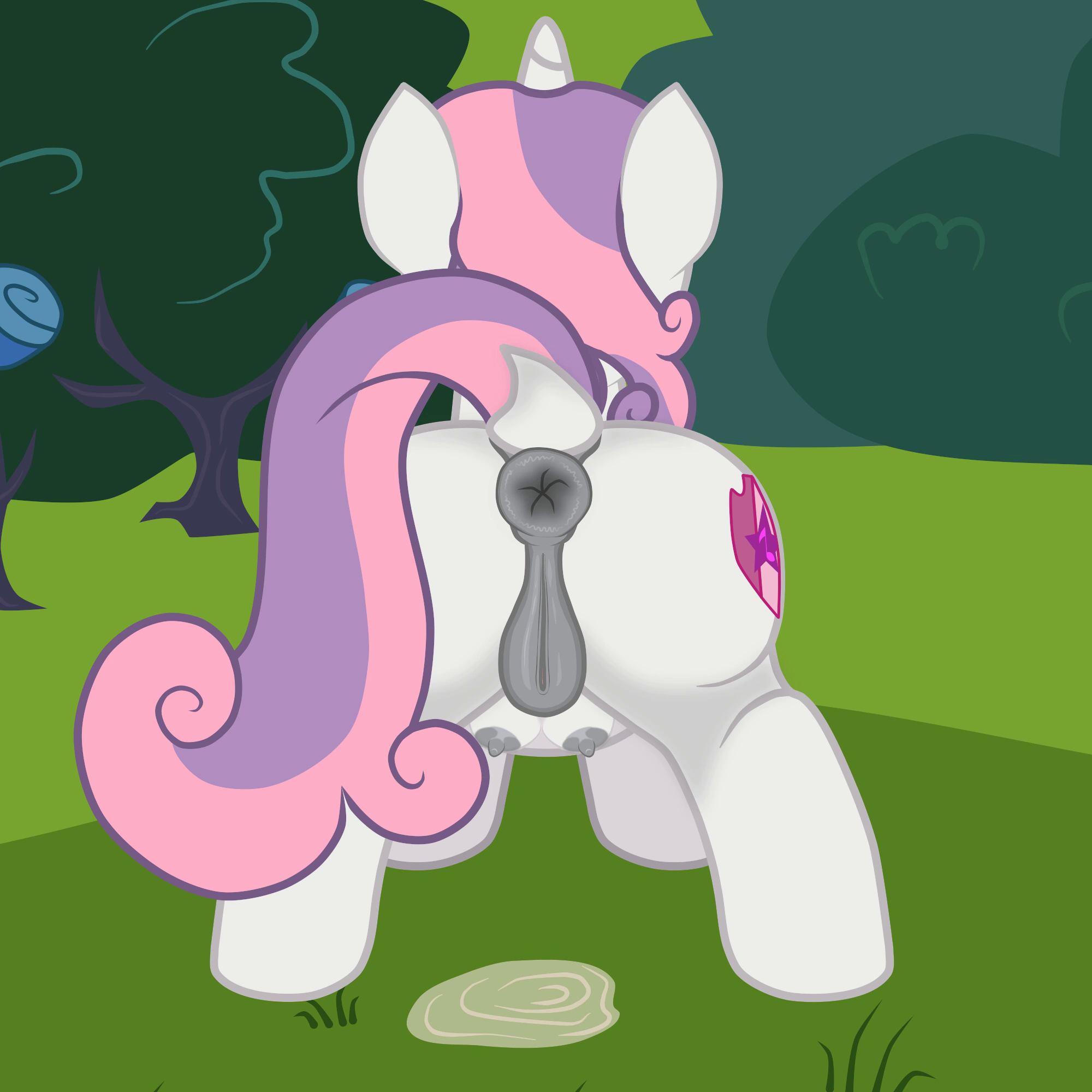 2000px x 2000px - 1679500 - explicit, artist:theonewithoutaname, sweetie belle, pony,  unicorn, anal winking, anatomically correct, animated, anus, both cutie  marks, butt, clitoris, come hither, crotchboobs, cum, dark genitals, dock,  dripping, dripping cum, estrus ...
