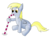 Size: 2000x1482 | Tagged: safe, artist:zefrenchm, derpy hooves, pony, g4, female, simple background, solo, straw, transparent background, underp