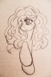 Size: 2656x3984 | Tagged: safe, artist:namineeveninglight, fizzypop, pony, g4, high res, lined paper, solo, traditional art