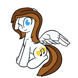 Size: 4834x4835 | Tagged: safe, artist:binary6, oc, oc only, pegasus, pony, absurd resolution, commission, digital art, simple background, sitting, transparent background