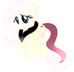 Size: 1272x1228 | Tagged: safe, artist:xxdiamondlove1axx, oc, oc only, oc:night petal, hybrid, interspecies offspring, offspring, parent:discord, parent:fluttershy, parents:discoshy, simple background, solo, transparent background
