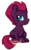 Size: 441x722 | Tagged: safe, artist:cloureed, fizzlepop berrytwist, tempest shadow, pony, unicorn, g4, my little pony: the movie, chibi, cute, female, filly, filly tempest shadow, simple background, solo, tempestbetes, transparent background, watermark, younger