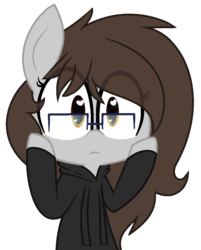 Size: 764x948 | Tagged: safe, artist:jetjetj, oc, oc only, pony, clothes, female, glasses, mare, simple background, solo, transparent background