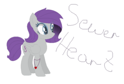 Size: 702x474 | Tagged: safe, artist:xxkalaxzyxx, oc, oc only, oc:sewer heart, pony, offspring, parent:rarity, parent:thunderlane, parents:rarilane, solo