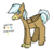 Size: 556x502 | Tagged: safe, artist:ur4niumpineapple, oc, oc only, oc:hickory bark, classical hippogriff, hippogriff, g4, my little pony: the movie, interspecies offspring, offspring, parent:princess skystar, parent:trenderhoof, parents:trenderstar, randomverse, simple background, solo, transparent background