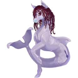 Size: 2243x2243 | Tagged: safe, artist:sitaart, oc, oc only, oc:coconut, pony, sea pony, ponyfinder, brown eyes, brown hair, brown mane, dart, dungeons and dragons, female, high res, mare, pathfinder, pen and paper rpg, rpg, simple background, solo, transparent background, wet mane, white fur