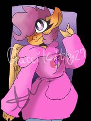 Size: 768x1024 | Tagged: safe, artist:guccikitty27, scootaloo, oc, oc only, oc:ponytale scootaloo, anthro, comic:ponytale, g4, female, solo