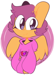 Size: 1022x1396 | Tagged: safe, artist:pluushiies, scootaloo, oc, oc only, oc:ponytale scootaloo, anthro, comic:ponytale, g4, female, solo