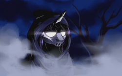 Size: 3304x2080 | Tagged: safe, artist:not-ordinary-pony, rarity, pony, g4, batman the animated series, batman: mask of the phantasm, cloak, clothes, crossover, dc comics, female, high res, hoodie, mare, mask, phantasm, solo