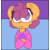 Size: 50x50 | Tagged: safe, artist:thefluffypowerbox, scootaloo, oc, oc only, oc:ponytale scootaloo, anthro, comic:ponytale, g4, animated, female, icon, picture for breezies, solo