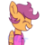 Size: 1600x1600 | Tagged: safe, artist:gamerartist15, scootaloo, oc, oc only, oc:ponytale scootaloo, anthro, comic:ponytale, g4, female, solo