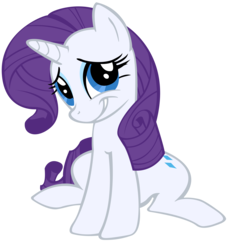 Size: 3680x4060 | Tagged: safe, artist:icicle-niceicle-1517, artist:moongazeponies, rarity, pony, unicorn, g4, colored, cute, female, mare, nervous, raribetes, simple background, smiling, solo, transparent background