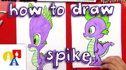 Size: 2463x1381 | Tagged: safe, spike, dragon, g4, male, solo, traditional art