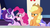 Size: 1280x720 | Tagged: safe, screencap, applejack, pinkie pie, starlight glimmer, g4, my little pony: friendship is magic, the crystalling, throne