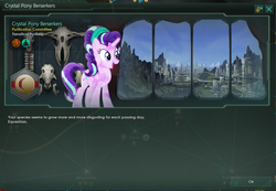 Size: 925x639 | Tagged: safe, starlight glimmer, crystal pony, pony, unicorn, g4, parody, stellaris