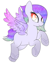 Size: 707x897 | Tagged: safe, artist:kitsuna020, oc, oc only, pegasus, pony, colored wings, flying, simple background, solo, sparkly mane, white background