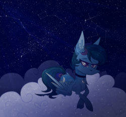 Size: 1764x1644 | Tagged: safe, artist:waflett, oc, pegasus, pony, digital art, stars