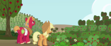 Size: 157x66 | Tagged: safe, screencap, applejack, big macintosh, earth pony, pony, applebuck season, g4, male, picture for breezies, stallion