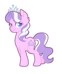Size: 1024x1220 | Tagged: safe, artist:solareflares, diamond tiara, earth pony, pony, g4, female, looking at you, mare, simple background, solo, transparent background