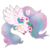 Size: 1000x1000 | Tagged: safe, artist:pillowsomnia, princess celestia, alicorn, pony, g4, cute, cutelestia, female, mare, simple background, solo, spread wings, transparent background, watermark, wings