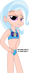 Size: 3500x8681 | Tagged: safe, artist:michaelsety, trixie, human, equestria girls, equestria girls specials, g4, my little pony equestria girls: better together, my little pony equestria girls: forgotten friendship, bad anatomy, beach shorts swimsuit, belly button, bikini, bikini bottom, breasts, clothes, delicious flat chest, female, flatrixie, humanized, midriff, simple background, solo, swimsuit, transparent background, trixie's beach shorts swimsuit, vector