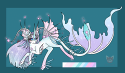 Size: 1024x598 | Tagged: safe, artist:niniibear, oc, oc only, oc:pearl, merpony, northlings, solo