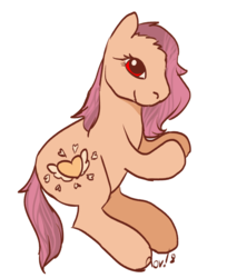 Size: 1024x1255 | Tagged: safe, artist:kittncat, oc, oc only, pony, g3, simple background, solo, transparent background