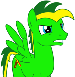 Size: 566x582 | Tagged: safe, artist:didgereethebrony, oc, oc only, oc:didgeree, pony, angry, base used, needs more saturation, simple background, solo, transparent background