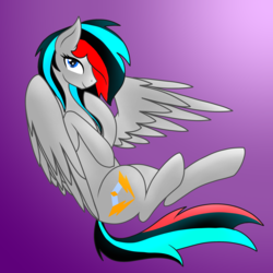 Size: 3000x3000 | Tagged: safe, artist:chelseawest, oc, oc only, oc:thundersky, pegasus, pony, female, high res, mare, solo