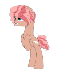 Size: 782x908 | Tagged: safe, artist:alawdulac, oc, oc only, oc:cinnamon sweet, pony, offspring, parent:cheese sandwich, parent:pinkie pie, parents:cheesepie, solo