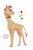 Size: 800x1215 | Tagged: safe, artist:awesomeolson, oc, oc only, oc:whirwell, giraffe, bowtie, cute, legitimately amazing mspaint, ms paint, non-pony oc, solo