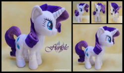 Size: 5483x3251 | Tagged: safe, artist:furiole, rarity, pony, g4, absurd resolution, irl, photo, plushie, solo