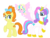 Size: 4495x3458 | Tagged: safe, artist:kannayui, princess flurry heart, pumpkin cake, oc, oc:angel cake, alicorn, pony, g4, alicorn oc, alternate cutie mark, bow, female, filly, hair bow, lesbian, magical lesbian spawn, mare, offspring, older, older flurry heart, older pumpkin cake, parent:princess flurry heart, parent:pumpkin cake, parents:pumpkin heart, raised hoof, ship:pumpkin heart, shipping, simple background, transparent background