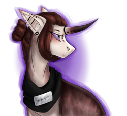 Size: 4500x4125 | Tagged: safe, artist:lastaimin, oc, oc only, pony, unicorn, absurd resolution, bust, curved horn, female, horn, mare, portrait, simple background, solo, transparent background