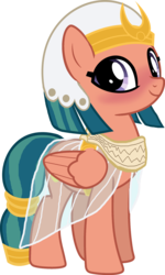 Size: 2162x3600 | Tagged: safe, artist:crisostomo-ibarra, somnambula, pegasus, pony, g4, blushing, female, high res, looking at you, mare, simple background, smiling, solo, transparent background