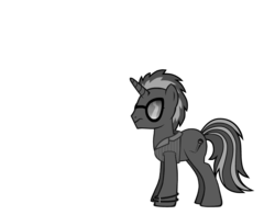 Size: 830x650 | Tagged: safe, artist:robobrony, oc, oc:grey scale, pony, unicorn, clothes, glasses, male, simple background, stallion, transparent background