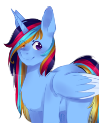 Size: 547x682 | Tagged: safe, artist:dotslover145, oc, oc only, alicorn, pony, alicorn oc, blushing, cute, simple background, solo, transparent background