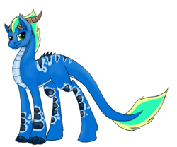 Size: 1024x853 | Tagged: safe, artist:dragonfly-dream, oc, oc only, oc:spark, kirin, simple background, solo, transparent background