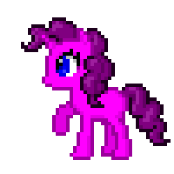 Size: 250x250 | Tagged: safe, artist:nardaxll93, oc, oc only, oc:glitter brightstar, alternate hairstyle, alternate universe, different view universe, not pinkie pie, pixel art, simple background, solo, transparent background