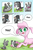 Size: 853x1280 | Tagged: safe, artist:luciferamon, oleander (tfh), pom (tfh), classical unicorn, dog, pony, sheep, unicorn, them's fightin' herds, cloven hooves, comic, community related, horn, leonine tail, puppy, unshorn fetlocks