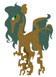 Size: 599x812 | Tagged: safe, artist:goatpaste, oc, oc only, changepony, interspecies offspring, offspring, parent:cheese sandwich, parent:queen chrysalis, parents:cheesalis, simple background, solo, transparent background