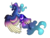 Size: 1024x768 | Tagged: safe, artist:loryska, princess luna, g4, alternative cutie mark placement, colored wings, curved horn, female, flying, gradient wings, hoers, horn, rainbow power, rainbow power-ified, simple background, solo, tail, tail feathers, transparent background, wings