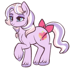 Size: 521x511 | Tagged: safe, artist:lulubell, oc, oc only, oc:pink lady, female, magical lesbian spawn, mare, next generation, offspring, parent:apple bloom, parent:diamond tiara, parents:diamondbloom, simple background, solo, transparent background