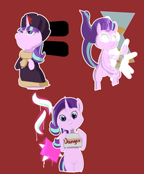Size: 7500x9000 | Tagged: safe, artist:chedx, starlight glimmer, pony, unicorn, g4, absurd resolution, clothes, equal cutie mark, female, glowing horn, hat, horn, legs together, magic, solo, stalin glimmer, ushanka