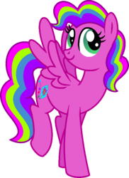 Size: 603x830 | Tagged: safe, artist:starryoak, oc, oc only, oc:sugar rush, pegasus, pony, magical lesbian spawn, offspring, parent:pinkie pie, parent:rainbow dash, parents:pinkiedash, simple background, solo, transparent background