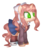 Size: 1526x1694 | Tagged: safe, artist:chibifox25, pony, unicorn, bow, clothes, colored pupils, doki doki literature club!, female, glowing eyes, hair bow, just monika, mare, monika, pleated skirt, ponified, ponytail, school uniform, schoolgirl, shoes, simple background, skirt, smiling, socks, solo, transparent background