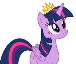 Size: 2558x2160 | Tagged: safe, artist:tunchawk, twilight sparkle, alicorn, pony, g4, crown, female, high res, jewelry, regalia, simple background, solo, twilight sparkle (alicorn), white background