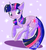 Size: 600x658 | Tagged: safe, artist:jb-pawstep, twilight sparkle, g4, female, solo, watermark